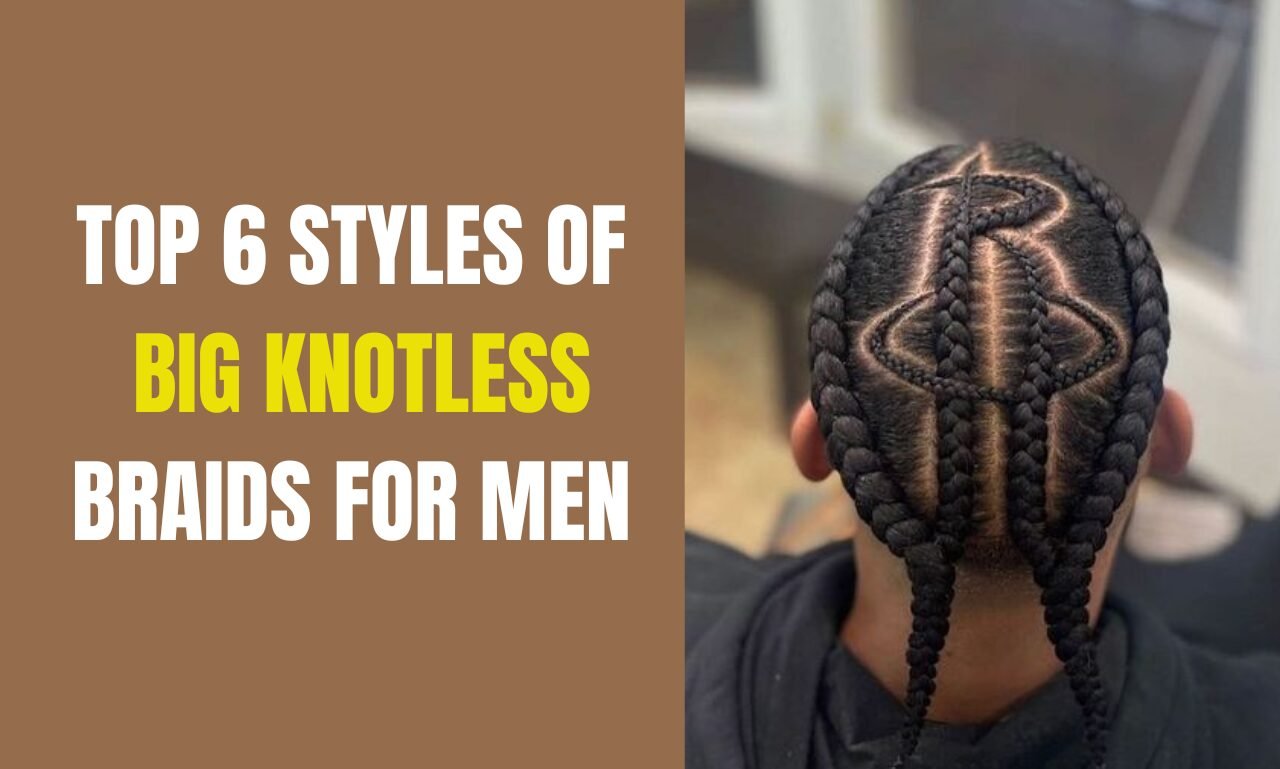 Top 6 Styles of Big Knotless Braids for Men